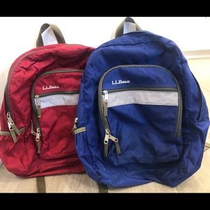 LL Bean junior book bags (2)